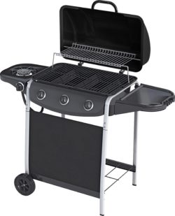 3 Burner Propane - Gas BBQ with Side Burner